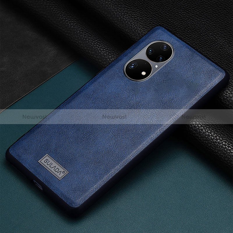 Soft Luxury Leather Snap On Case Cover LD2 for Huawei P50