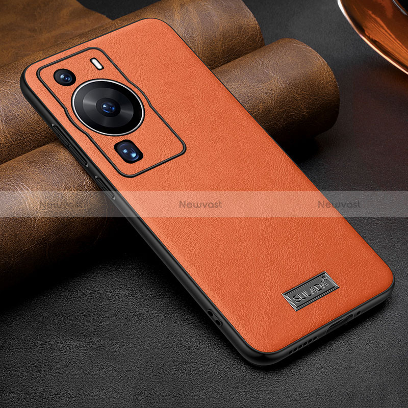 Soft Luxury Leather Snap On Case Cover LD2 for Huawei P60