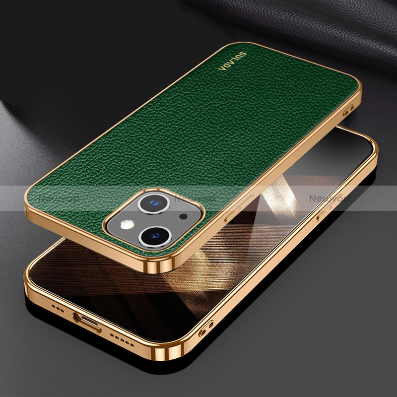 Soft Luxury Leather Snap On Case Cover LD3 for Apple iPhone 15