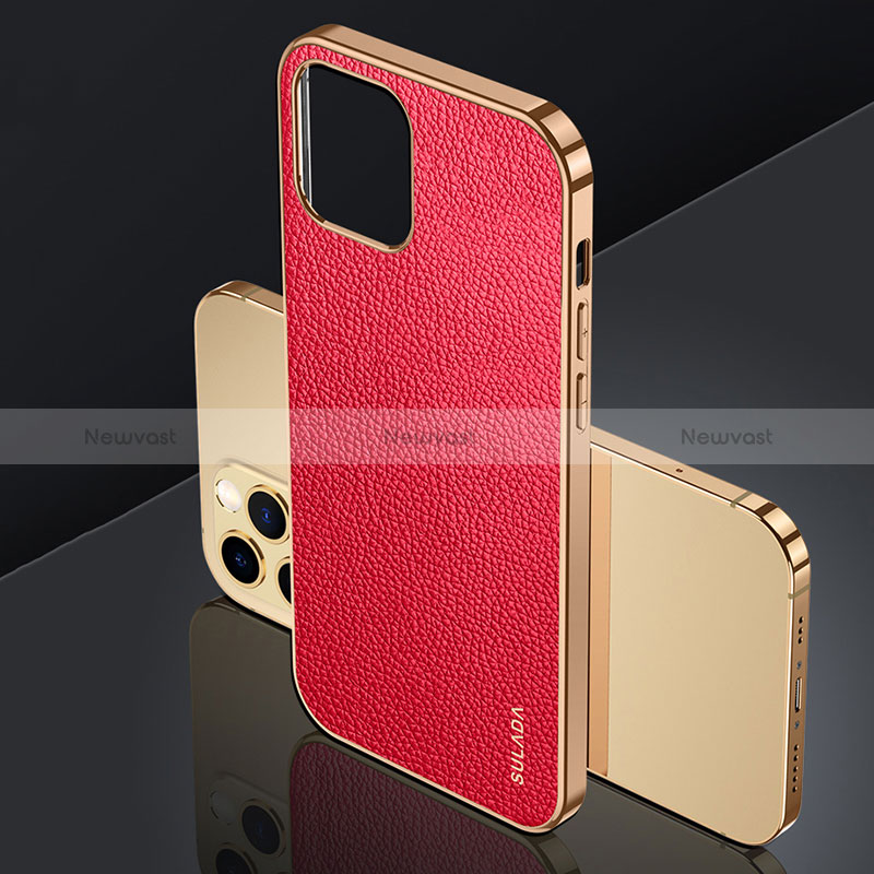 Soft Luxury Leather Snap On Case Cover LD3 for Apple iPhone 15 Pro
