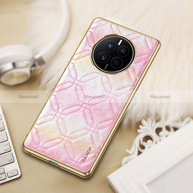 Soft Luxury Leather Snap On Case Cover LD4 for Huawei Mate 50