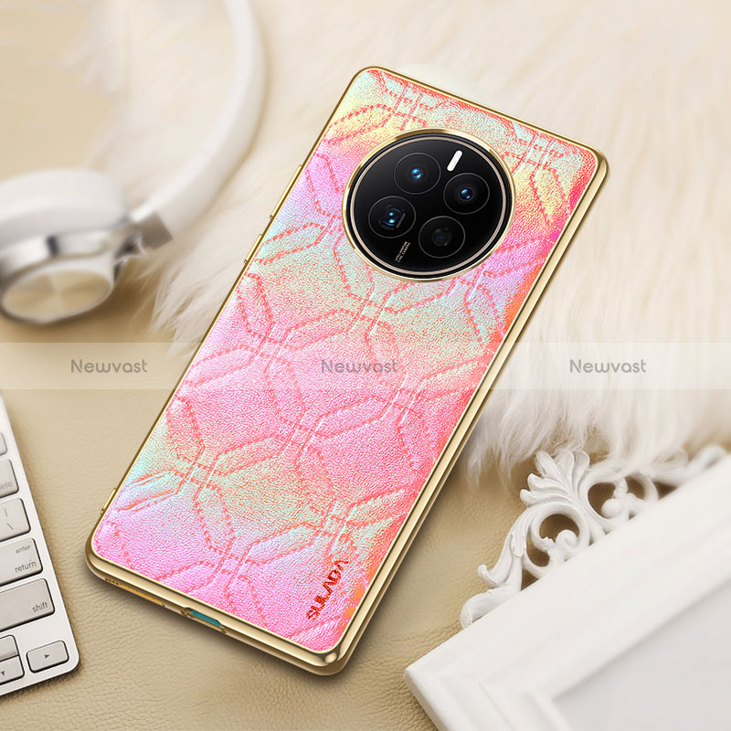 Soft Luxury Leather Snap On Case Cover LD4 for Huawei Mate 50