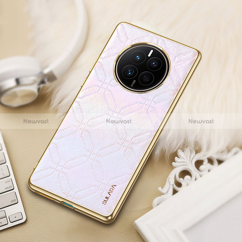 Soft Luxury Leather Snap On Case Cover LD4 for Huawei Mate 50