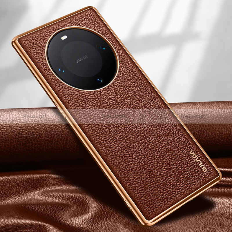 Soft Luxury Leather Snap On Case Cover LD4 for Huawei Mate 60 Pro+ Plus