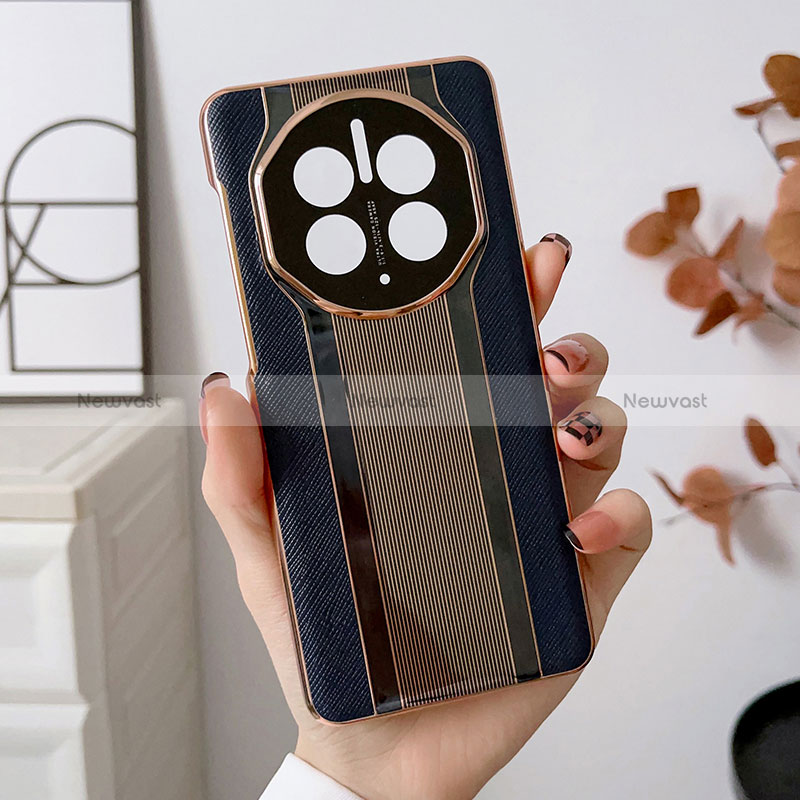 Soft Luxury Leather Snap On Case Cover LF2 for Huawei Mate 50