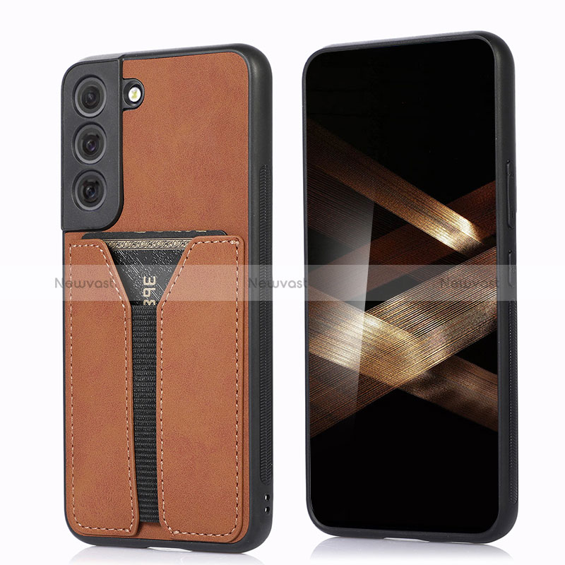 Soft Luxury Leather Snap On Case Cover M02T for Samsung Galaxy S24 5G