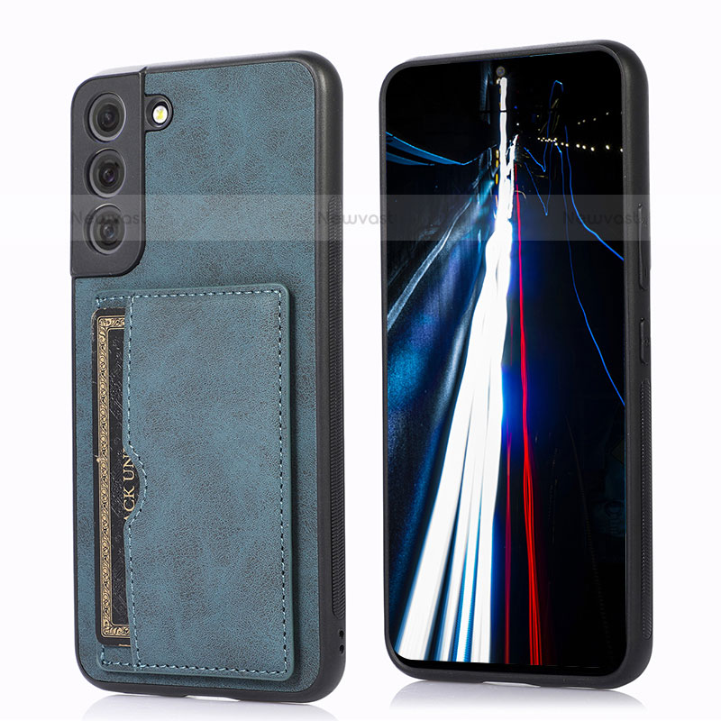 Soft Luxury Leather Snap On Case Cover M03T for Samsung Galaxy S21 FE 5G