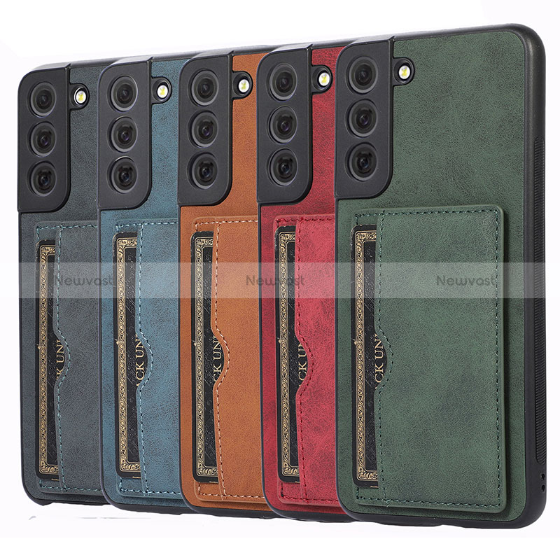 Soft Luxury Leather Snap On Case Cover M03T for Samsung Galaxy S24 Plus 5G