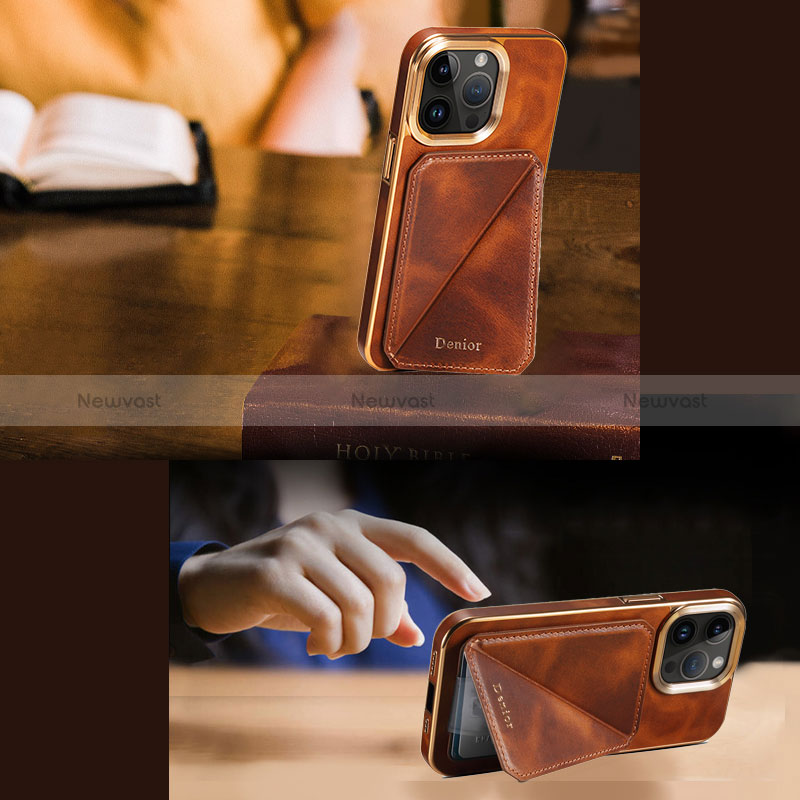 Soft Luxury Leather Snap On Case Cover MT1 for Apple iPhone 15 Pro
