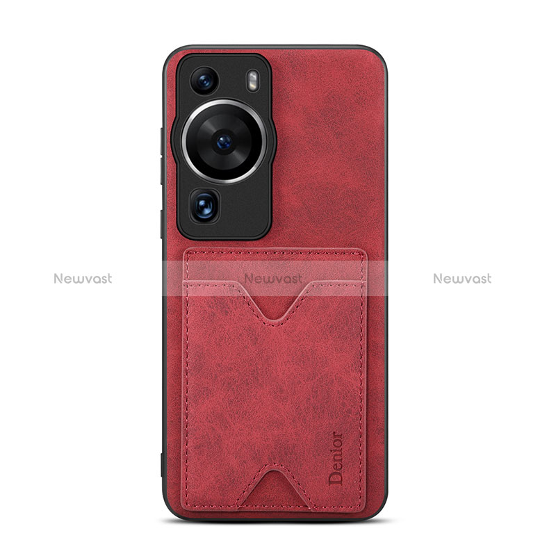 Soft Luxury Leather Snap On Case Cover MT4 for Huawei P60 Pro