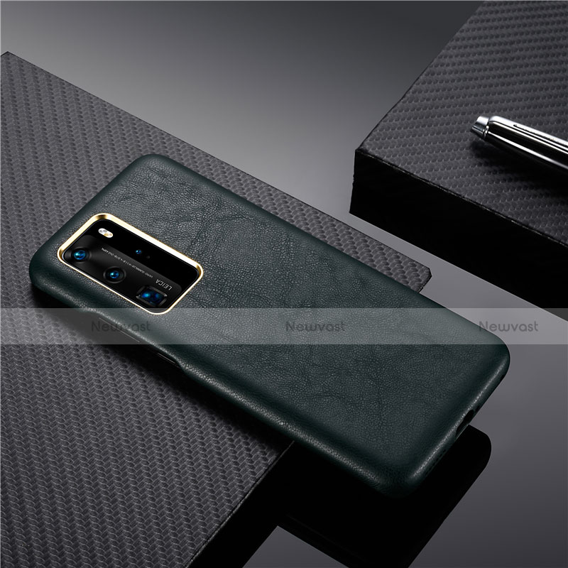 Soft Luxury Leather Snap On Case Cover N05 for Huawei P40 Pro