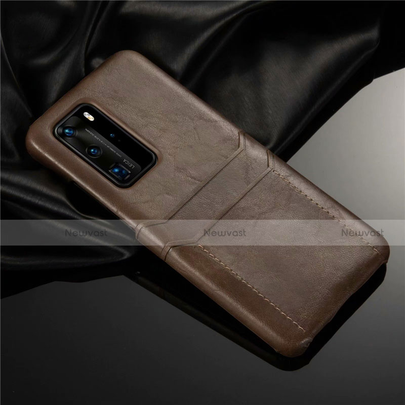 Soft Luxury Leather Snap On Case Cover N06 for Huawei P40 Pro