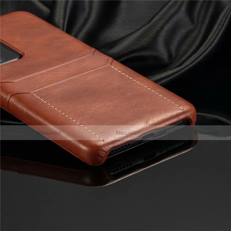 Soft Luxury Leather Snap On Case Cover N06 for Huawei P40 Pro