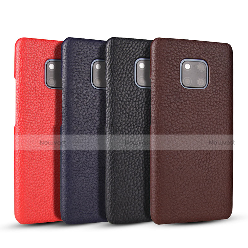 Soft Luxury Leather Snap On Case Cover P01 for Huawei Mate 20 Pro