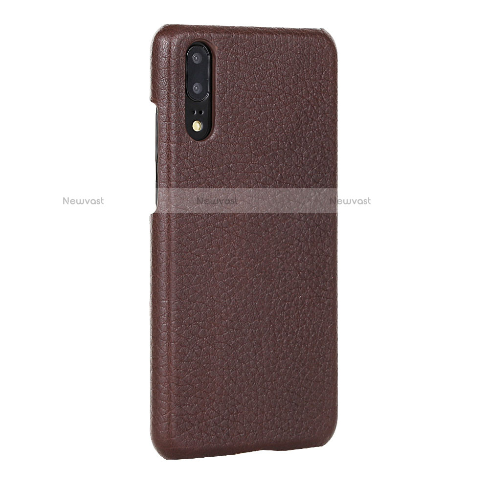 Soft Luxury Leather Snap On Case Cover P01 for Huawei P20 Pro