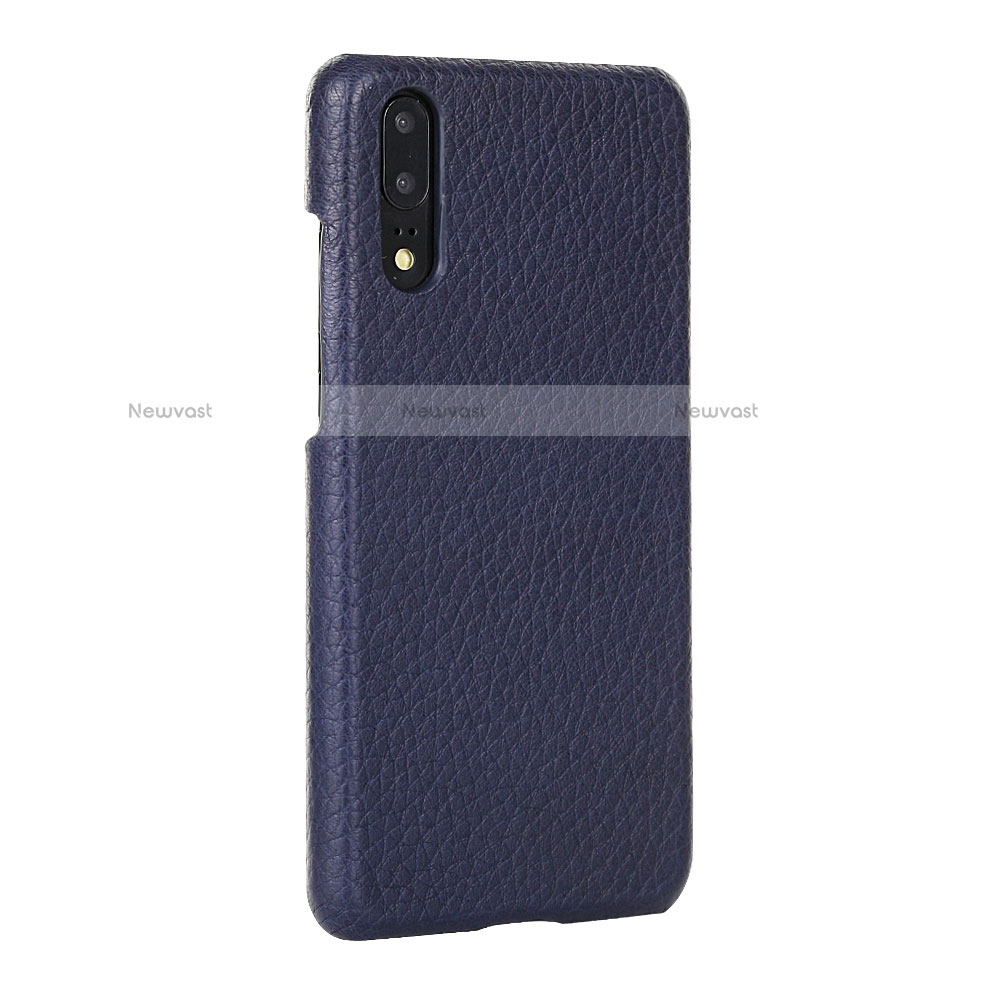 Soft Luxury Leather Snap On Case Cover P01 for Huawei P20 Pro