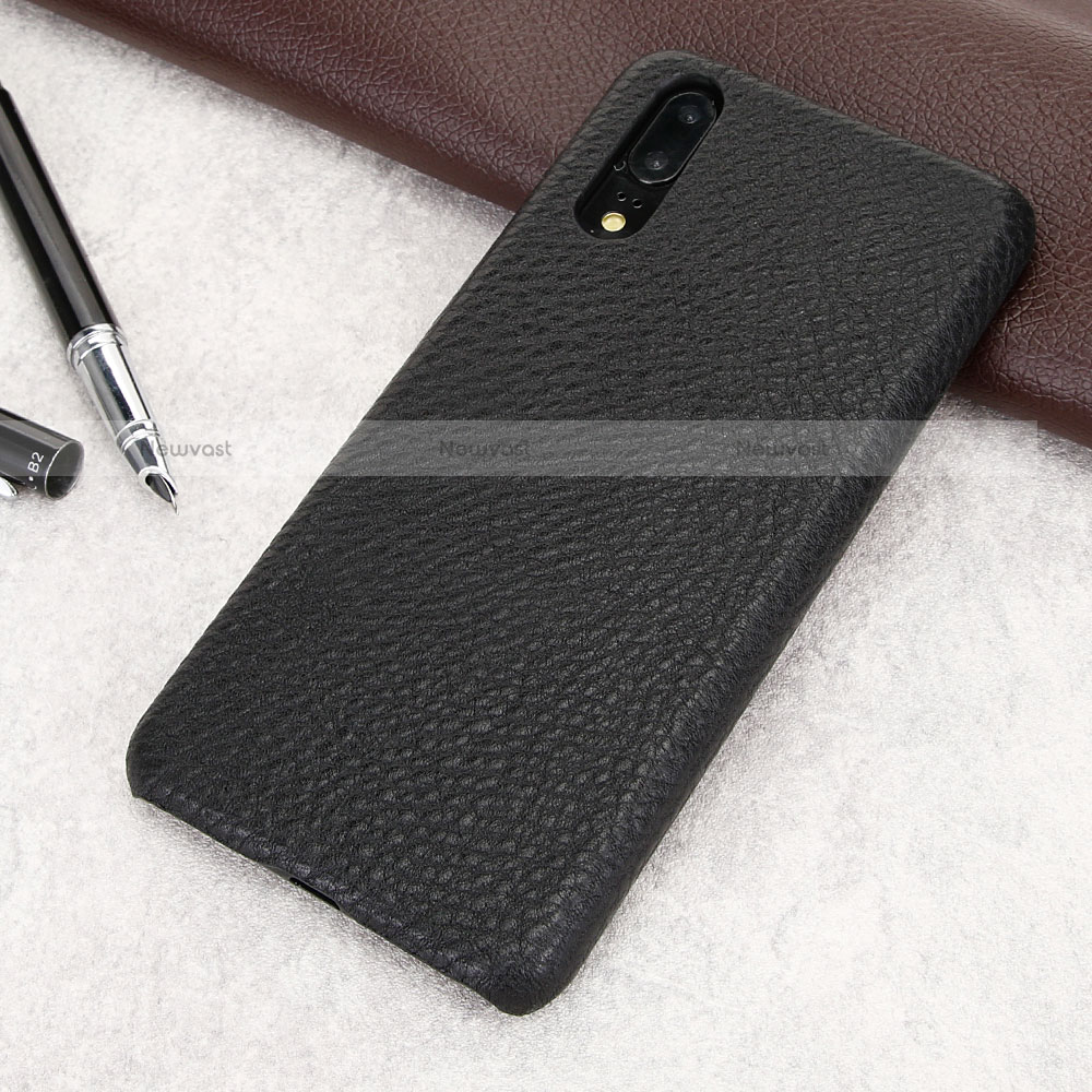 Soft Luxury Leather Snap On Case Cover P01 for Huawei P20 Pro