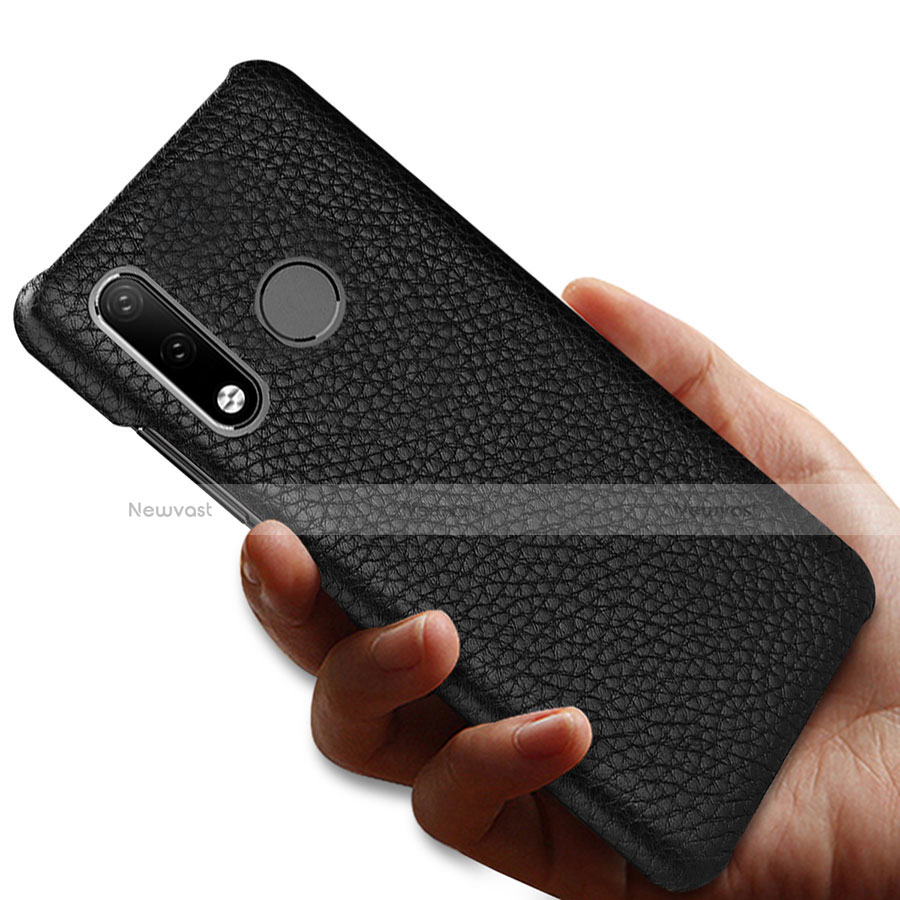 Soft Luxury Leather Snap On Case Cover P01 for Huawei P30 Lite New Edition