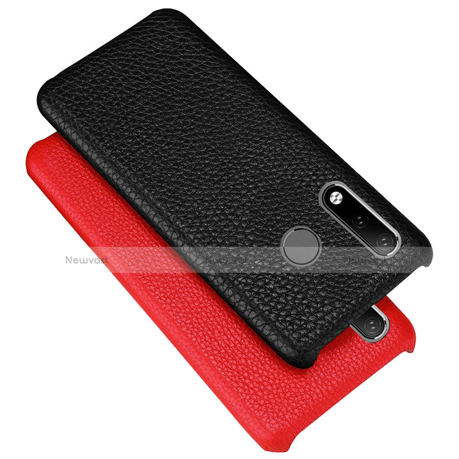 Soft Luxury Leather Snap On Case Cover P01 for Huawei P30 Lite XL