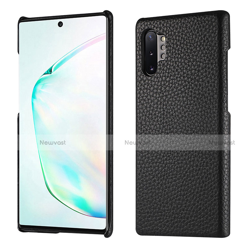 Soft Luxury Leather Snap On Case Cover P01 for Samsung Galaxy Note 10 Plus