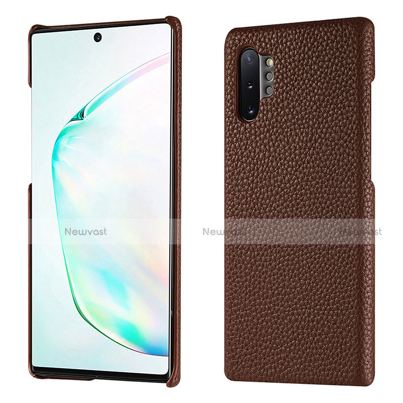 Soft Luxury Leather Snap On Case Cover P01 for Samsung Galaxy Note 10 Plus