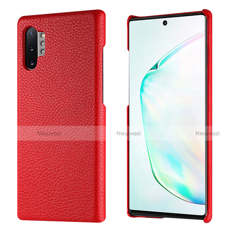 Soft Luxury Leather Snap On Case Cover P01 for Samsung Galaxy Note 10 Plus 5G