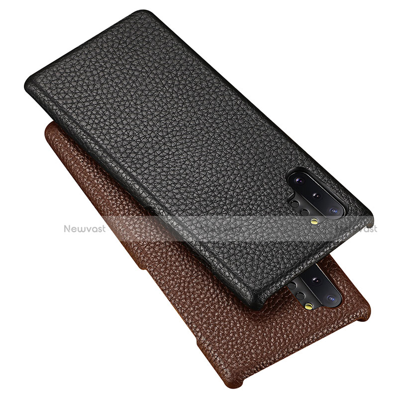 Soft Luxury Leather Snap On Case Cover P01 for Samsung Galaxy Note 10 Plus