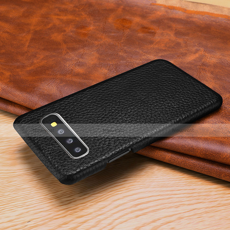 Soft Luxury Leather Snap On Case Cover P01 for Samsung Galaxy S10