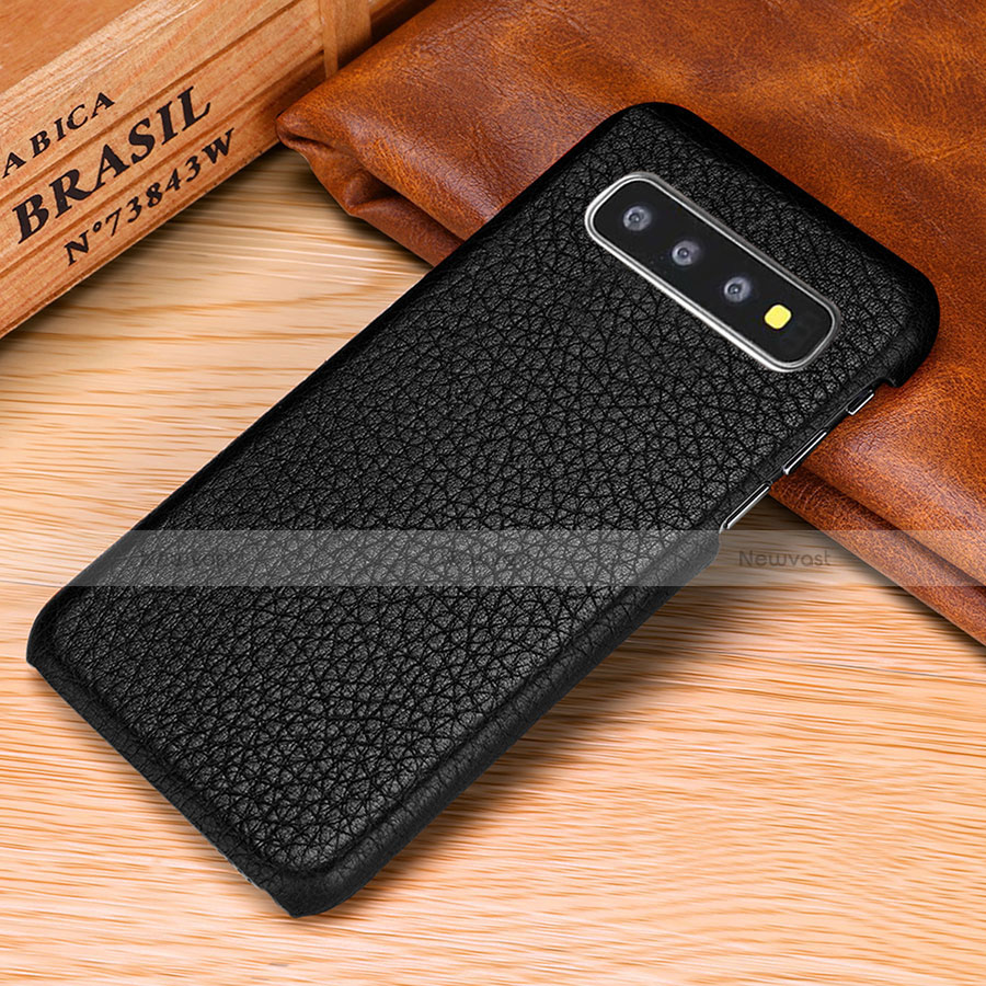 Soft Luxury Leather Snap On Case Cover P01 for Samsung Galaxy S10