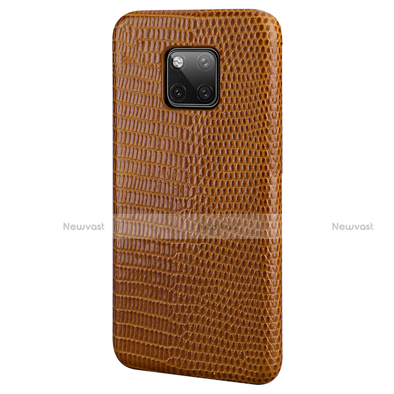 Soft Luxury Leather Snap On Case Cover P02 for Huawei Mate 20 Pro