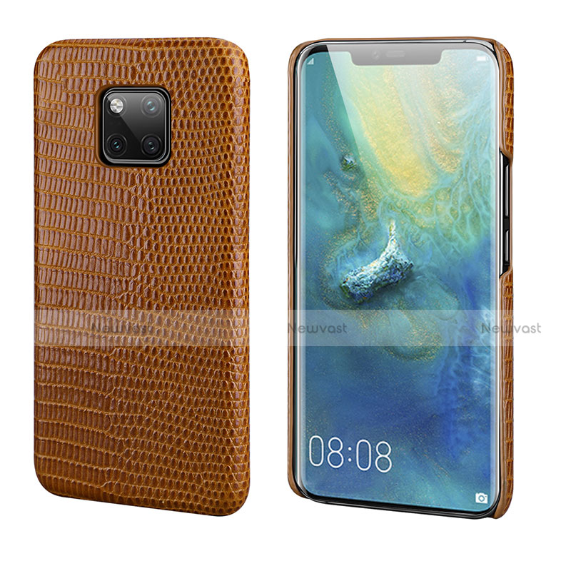 Soft Luxury Leather Snap On Case Cover P02 for Huawei Mate 20 Pro