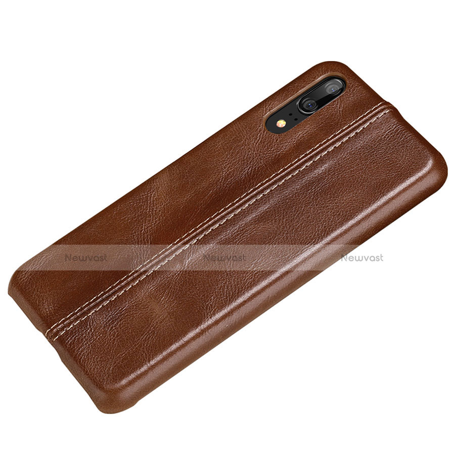 Soft Luxury Leather Snap On Case Cover P02 for Huawei P20