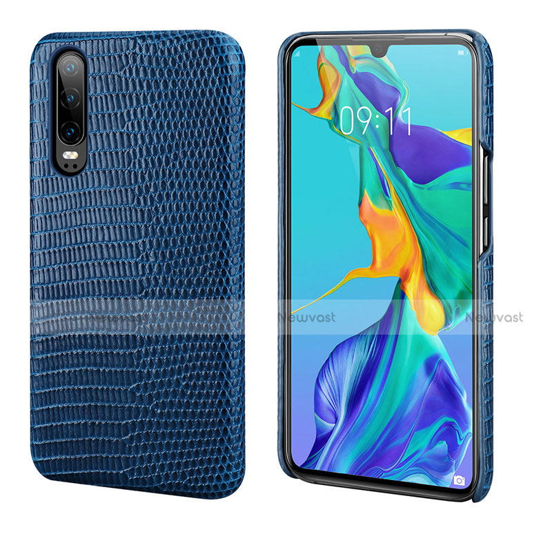 Soft Luxury Leather Snap On Case Cover P02 for Huawei P30