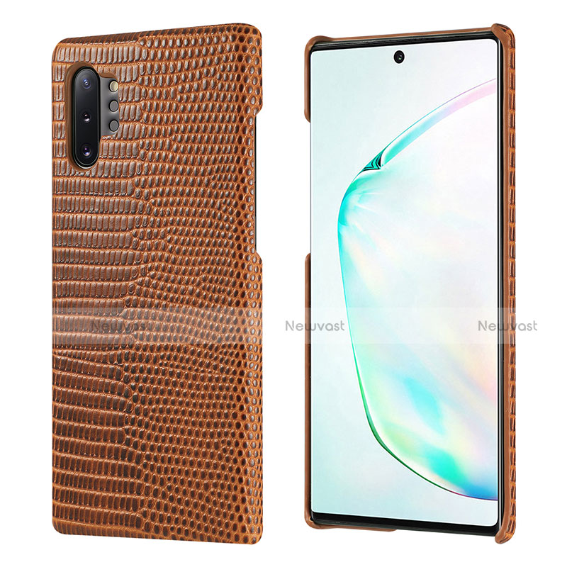 Soft Luxury Leather Snap On Case Cover P02 for Samsung Galaxy Note 10 Plus