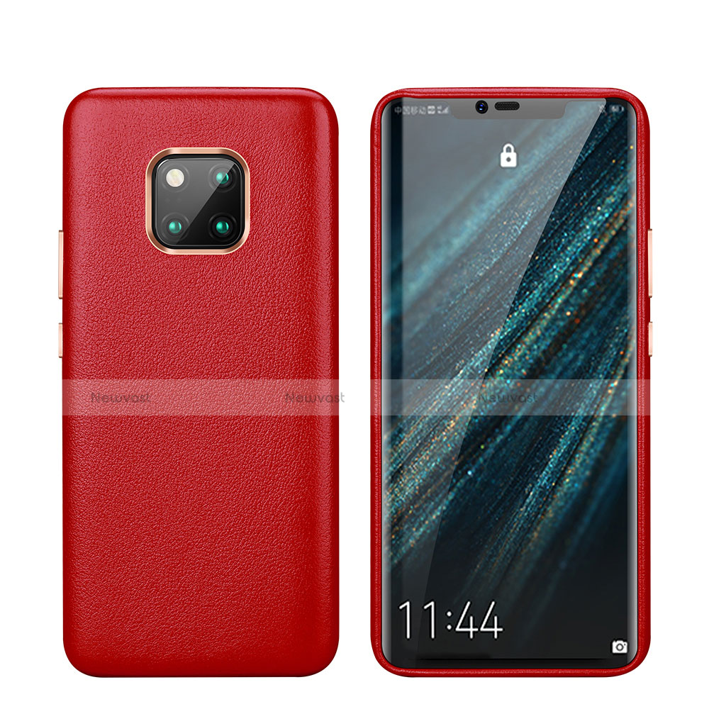 Soft Luxury Leather Snap On Case Cover P03 for Huawei Mate 20 Pro