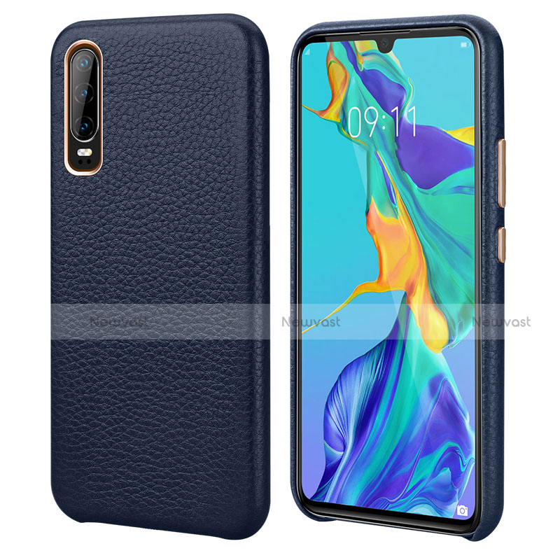 Soft Luxury Leather Snap On Case Cover P03 for Huawei P30