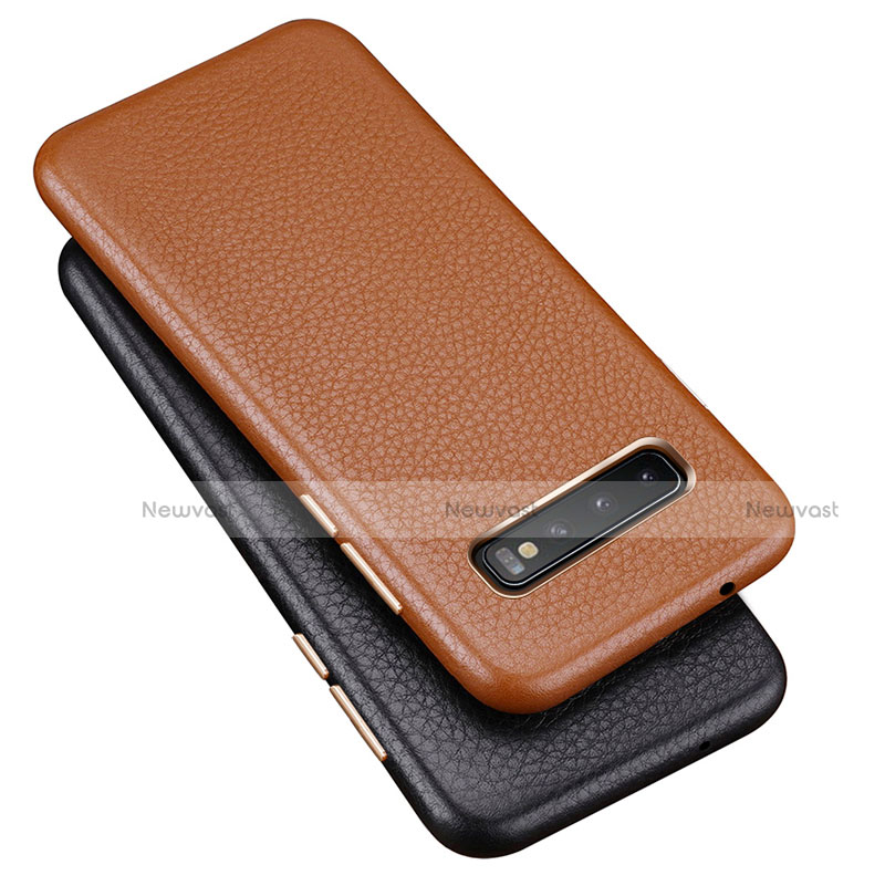 Soft Luxury Leather Snap On Case Cover P03 for Samsung Galaxy S10 5G