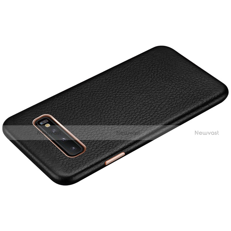 Soft Luxury Leather Snap On Case Cover P03 for Samsung Galaxy S10 Plus