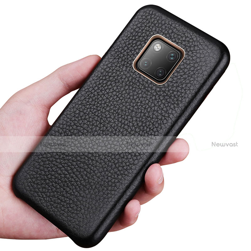 Soft Luxury Leather Snap On Case Cover P04 for Huawei Mate 20 Pro