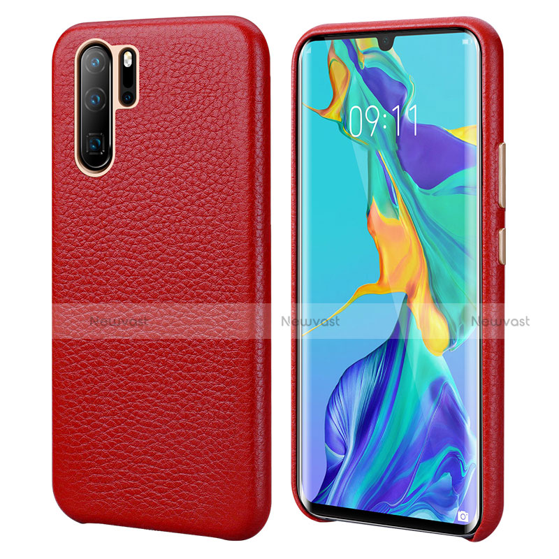 Soft Luxury Leather Snap On Case Cover P04 for Huawei P30 Pro