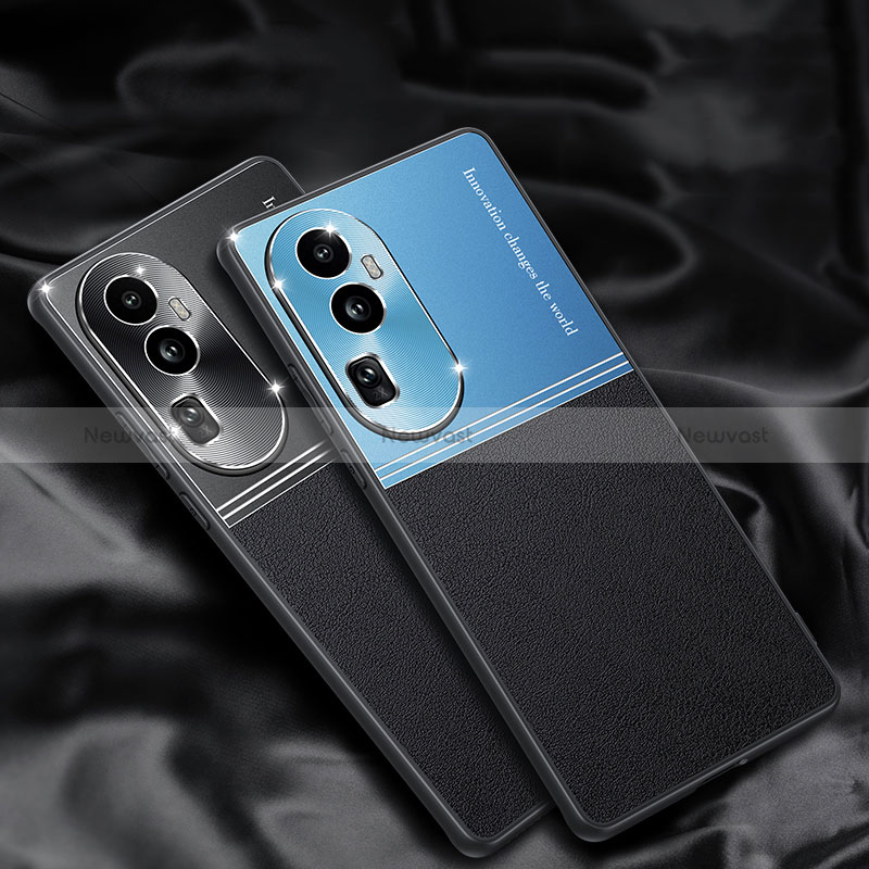 Soft Luxury Leather Snap On Case Cover QC1 for Oppo Reno10 Pro+ Plus 5G