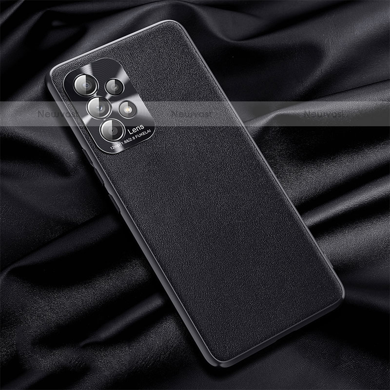 Soft Luxury Leather Snap On Case Cover QK1 for Samsung Galaxy M32 5G