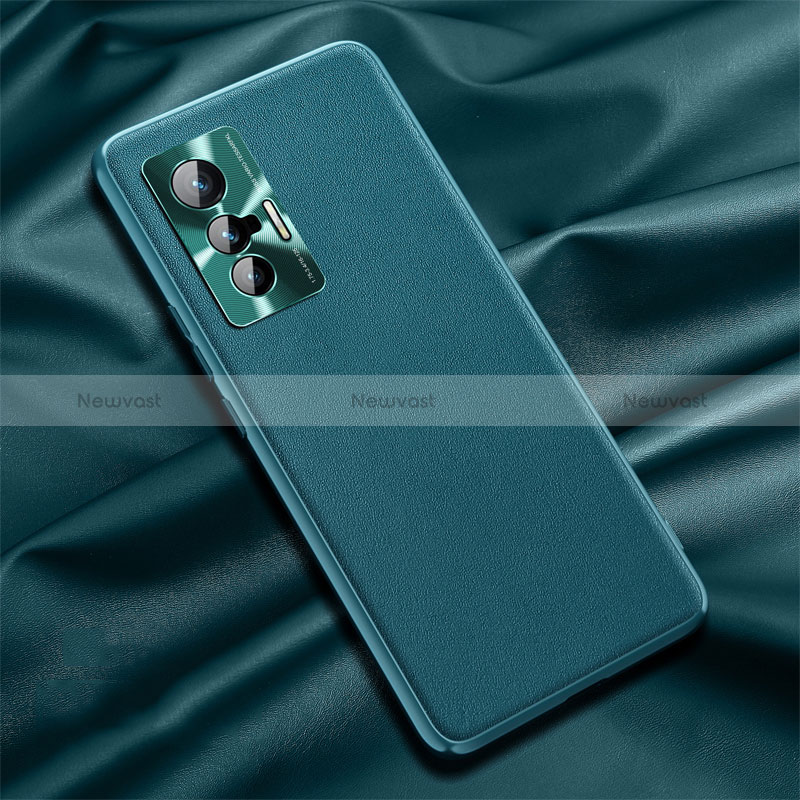 Soft Luxury Leather Snap On Case Cover QK1 for Vivo X70t Green