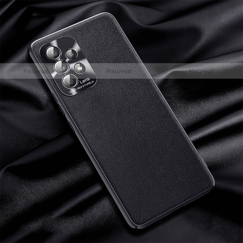 Soft Luxury Leather Snap On Case Cover QK2 for Samsung Galaxy M32 5G