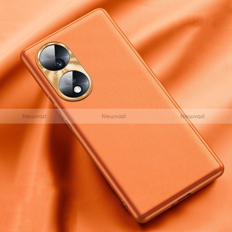 Soft Luxury Leather Snap On Case Cover QK4 for Huawei Honor 70 5G