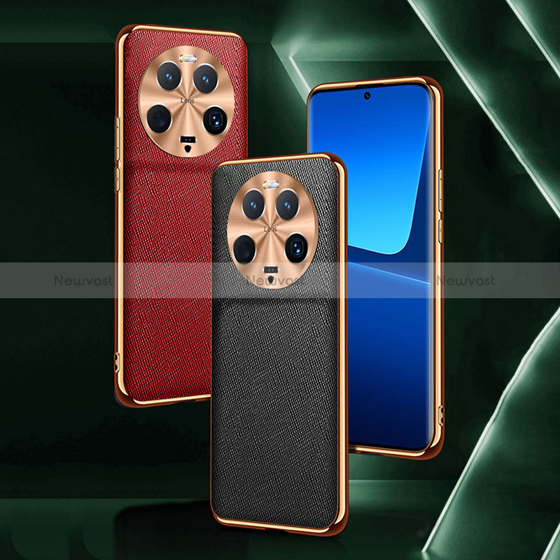 Soft Luxury Leather Snap On Case Cover QK4 for Xiaomi Mi 13 Ultra 5G