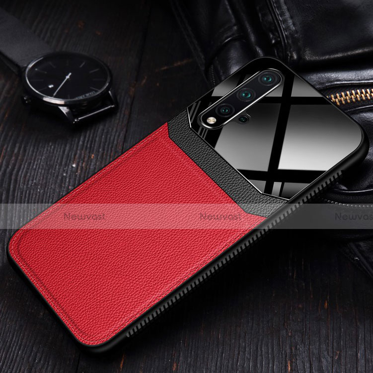 Soft Luxury Leather Snap On Case Cover R01 for Huawei Honor 20