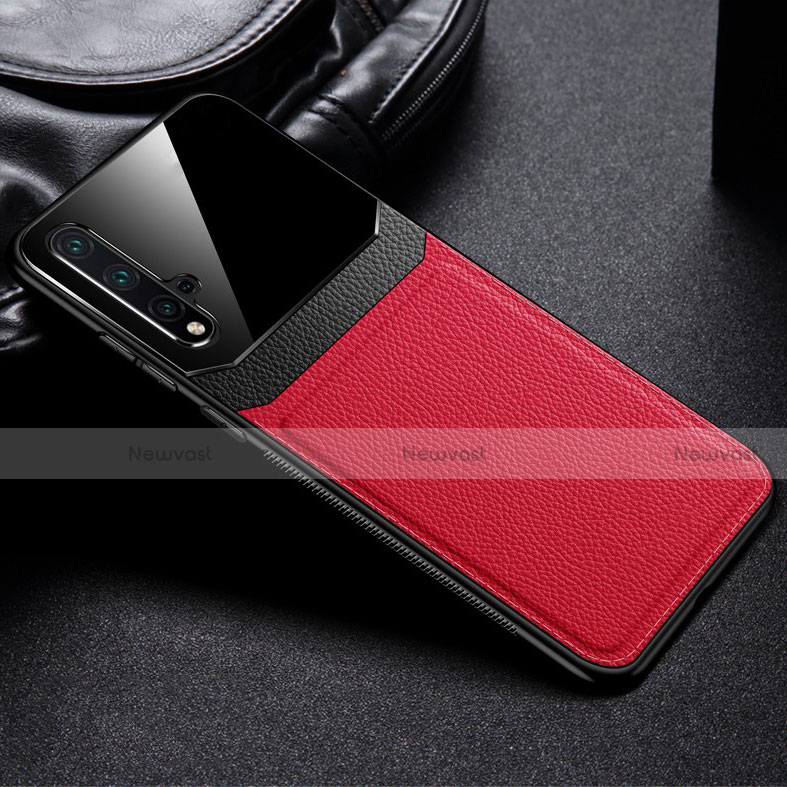 Soft Luxury Leather Snap On Case Cover R01 for Huawei Honor 20