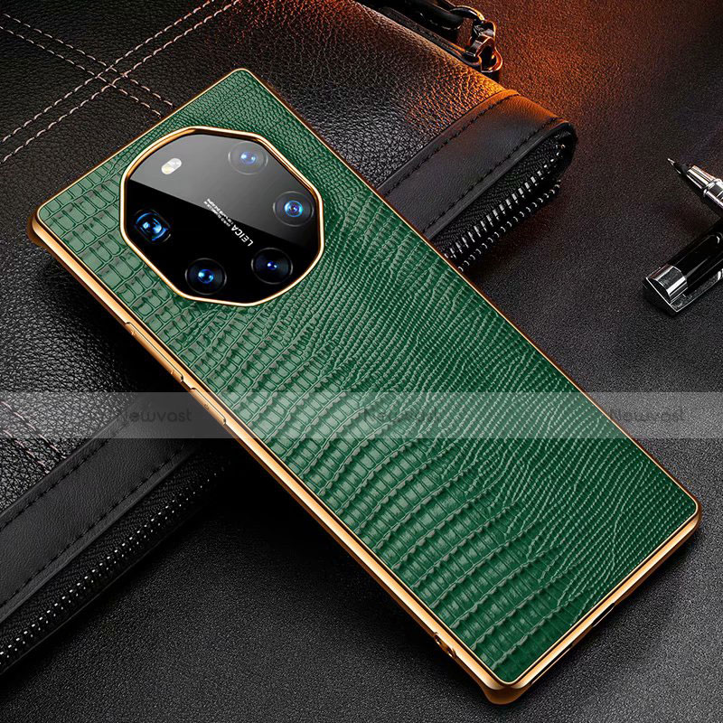 Soft Luxury Leather Snap On Case Cover R01 for Huawei Mate 40 RS