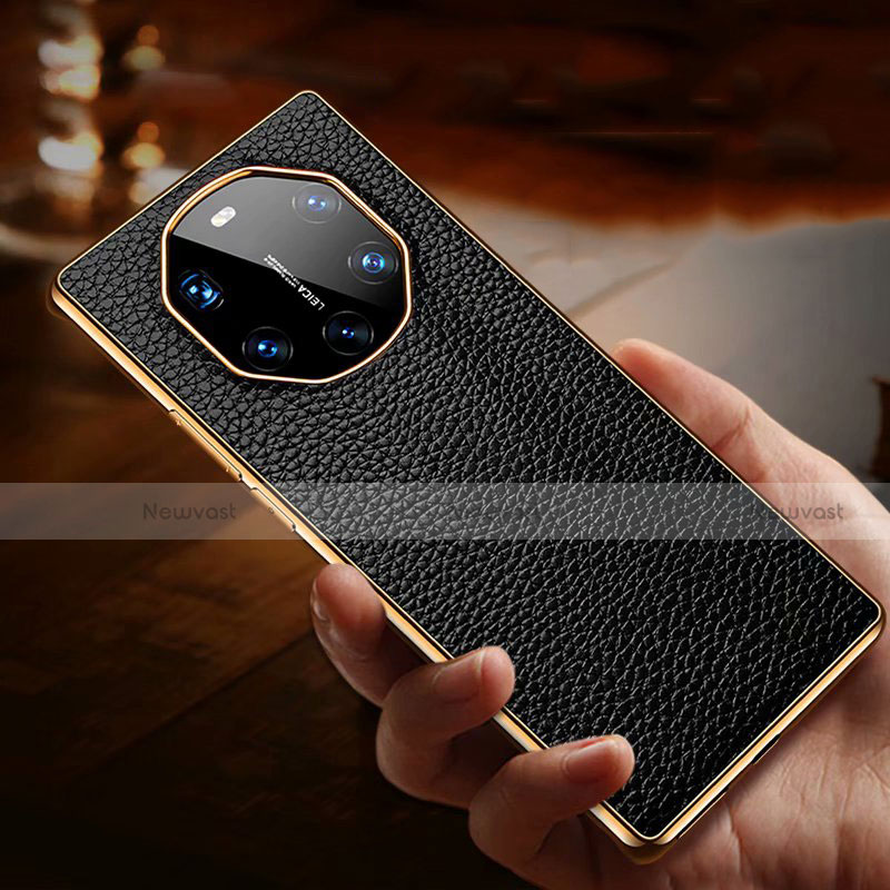 Soft Luxury Leather Snap On Case Cover R01 for Huawei Mate 40 RS